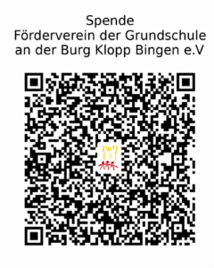 QR-Code für eine Spende an den Förderverein